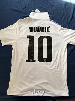 2022/2023 Luka Modric Real Madrid Home Jersey (La Liga + CWC Patch)