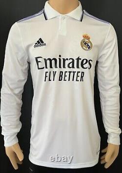 2022 2023 Real Madrid Home Carvajal Shirt Long Sleeve La Liga (M)