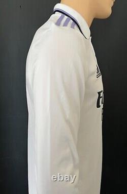2022 2023 Real Madrid Home Carvajal Shirt Long Sleeve La Liga (M)