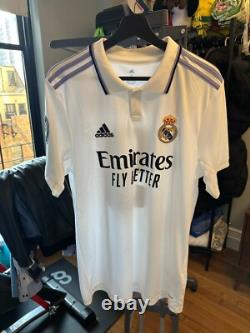 2022-23 Adidas Real Madrid Home Benzema #9 Jersey Champions League NWT Medium