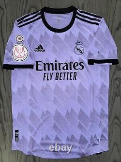 2022/23 Adidas Real Madrid Rüdiger Match Issue Copa Del Rey Away Jersey