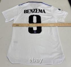 2022/23 Real Madrid Karim Benzema Jersey Adidas 120 Años Limited Edition Size M