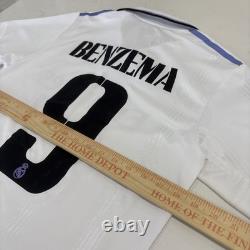 2022/23 Real Madrid Karim Benzema Jersey Adidas 120 Años Limited Edition Size M