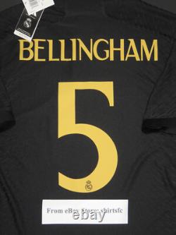 2023-2024 Adidas Authentic Real Madrid Jude Bellingham Third Jersey Shirt Kit