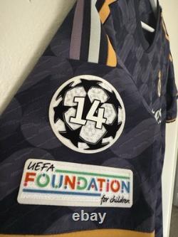 2023 2024 Adidas Real Madrid PLAYER ISSUE Away Soccer Jersey VINI JR LARGE UCL