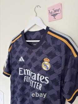 2023 2024 Adidas Real Madrid PLAYER ISSUE Away Soccer Jersey VINI JR LARGE UCL 2023 2024 Adidas Real Madrid PLAYER ISSUE Away Soccer Jersey VINI JR LARGE UCL