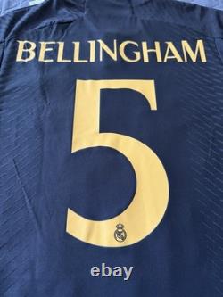 2023/2024 Real Madrid Authentic Third Jersey #5 BELLINGHAN Medium Player Issue
