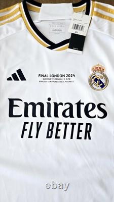 2023/24 Adidas Real Madrid #8 KROOS Champions League Home Soccer Jersey Size XL
