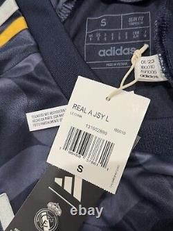 2023/24 Real Madrid Away Jersey #5 Bellingham Small Long Sleeve Champions League