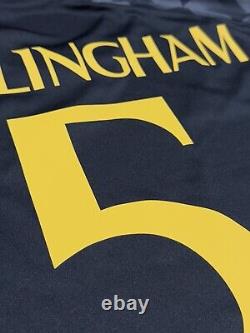 2023/24 Real Madrid Away Jersey #5 Bellingham Small Long Sleeve Champions League