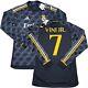 2023/24 Real Madrid Away Jersey #7 Vini Jr. Small Long Sleeve Champions League