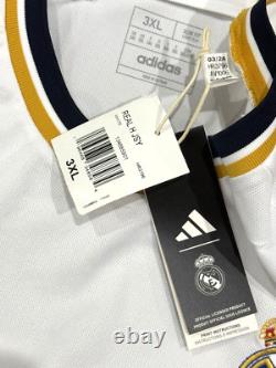 2023/24 Real Madrid Home Jersey #5 Bellingham 3XL Adidas Soccer Champions League