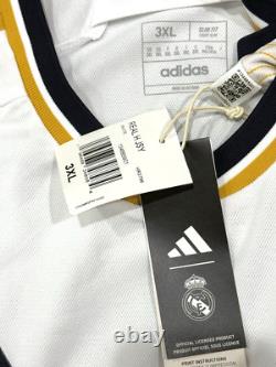 2023/24 Real Madrid Home Jersey #5 Bellingham 3XL Adidas Soccer Champions League
