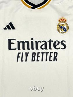 2023/24 Real Madrid Home Jersey #5 Bellingham 3XL Adidas Soccer Champions League