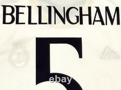 2023/24 Real Madrid Home Jersey #5 Bellingham 3XL Adidas Soccer Champions League
