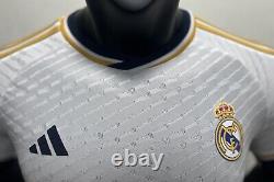 2023/24 Real Madrid Home, VINI JR. Player's Version, Size Large (Slim Fit)