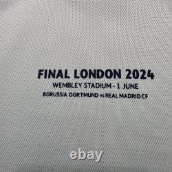 2024 Adidas Real Madrid Home Soccer Jersey Jude Bellingham Men L UCL Final BVB