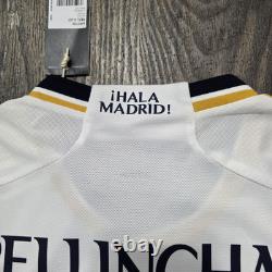 2024 Adidas Real Madrid Home Soccer Jersey Jude Bellingham Men L UCL Final BVB