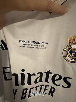2024 Real Madrid Champions League Finals Jersey Wembley Stadium Large (ORIGINAL)
