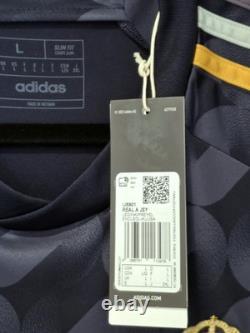 23/24 Adidas Real Madrid Away Jersey Size L Bellingham 5 IJ5901