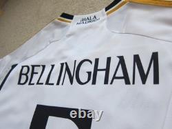 23/24 Real Madrid BELLINGHAM Soccer Jersey Football Shirt L AUTHENTIC