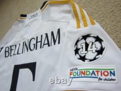23/24 Real Madrid BELLINGHAM Soccer Jersey Football Shirt L AUTHENTIC
