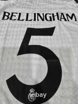 24/25 Real Madrid Home Bellingham #5 Champion League Player Version NEW