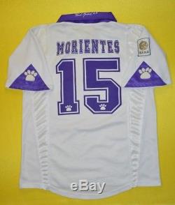 2.5/5 Real Madrid #15 Morientes 19971998 Kelme Football Home Shirt Jersey