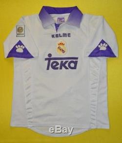 2.5/5 Real Madrid #15 Morientes 19971998 Kelme Football Home Shirt Jersey