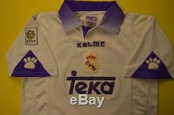 2.5/5 Real Madrid #15 Morientes 19971998 Kelme Football Home Shirt Jersey