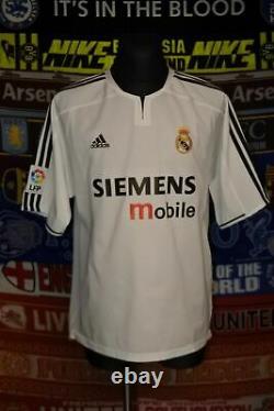 4.5/5 Real Madrid adults XL/XXL 2003 #23 Beckham football shirt jersey soccer