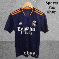 5+/5 Real Madrid 2021/2022 Away Size XS Adidas soccer shirt jersey