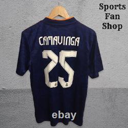 5+/5 Real Madrid #25 Camavinga 2021/2022 Away Sz M Adidas soccer shirt jersey