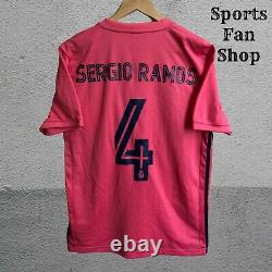 5+/5 Real Madrid #4 Sergio Ramos 2020/2021 away Sz S Adidas shirt jersey soccer