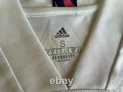 5+/5 Real Madrid #7 Hazard 2020/2021 Away Sz S Adidas soccer shirt jersey FM4735