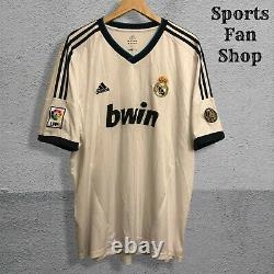 5+/5 Real Madrid #7 Ronaldo 2012/2013 home Sz 2XL Adidas shirt jersey soccer XXL