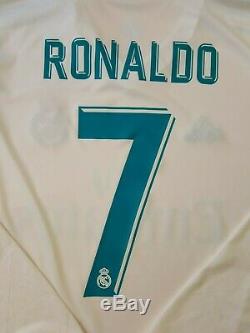 5+/5 Ronaldo Real Madrid jersey medium 2017 2018 shirt B31106 Adidas ig93