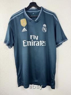 #8 Toni Kroos Real Madrid Adidas 2018/2019 Football Away Jersey Size L Cg0584