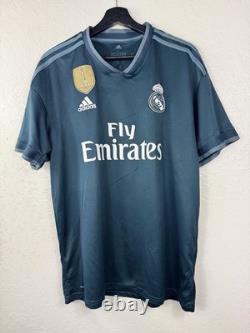 #8 Toni Kroos Real Madrid Adidas 2018/2019 Football Away Jersey Size L Cg0584