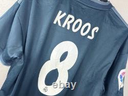 #8 Toni Kroos Real Madrid Adidas 2018/2019 Football Away Jersey Size L Cg0584