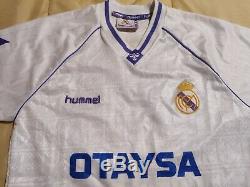 9/10 Real Madrid 1990 1992 Hummel Shirt Jersey Vintage Spain Camiseta retro