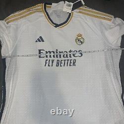 ADIDAS Men's Real Madrid FC Home Soccer Jersey Sz 3XL White HR3796 NWT