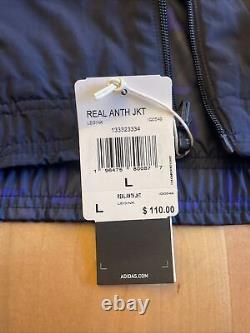 ADIDAS Mens REAL MADRID ANTHEM REVERSIBLE JACKET Sz L IQ0549 New With Tags