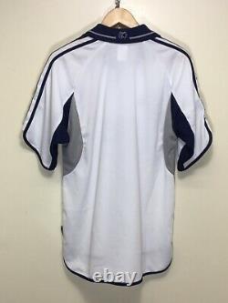 ADIDAS REAL MADRID 2000-2001 HOME VINTAGE FOOTBALL SOCCER SHIRT JERSEY size L