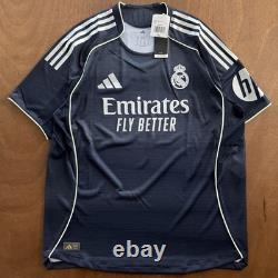 ADIDAS Real Madrid 25/26 Away Authentic Jersey BELLINGHAM #5 SZ XL