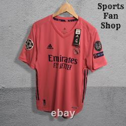 AUTHENTIC Real Madrid 2020/2021 away Sz L Adidas shirt jersey soccer kit maillot