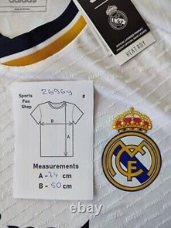 AUTHENTIC Real Madrid 2023 2024 home Sz M Adidas shirt jersey kit tee Camavinga