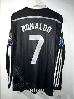AUTHENTIC UCL 2014 Real Madrid RONALDO 7 Yohji Yamamoto Dragon Jersey LARGE