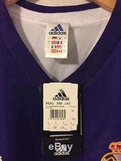 Adidas 2001-2002 Real Madrid Centenary Home Away Reversible Jersey L Large BNWT
