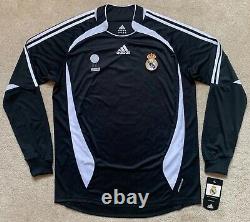 Adidas 2006/07 Real Madrid R. Carlos Player Issue Formotion Long Sleeve Jersey L